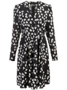 Derek Lam Long Sleeve Dress With Seam Detail - Black