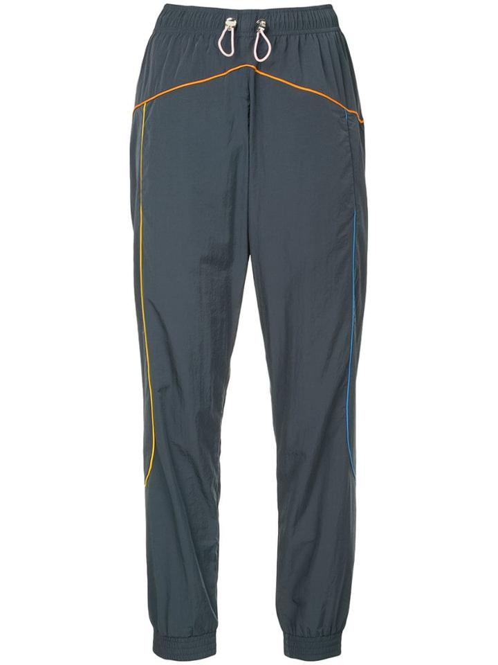 Mira Mikati Piped Technical Joggers - Blue
