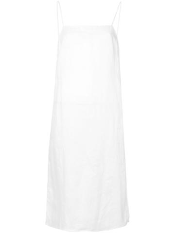 Matin Square Neck Dress - White