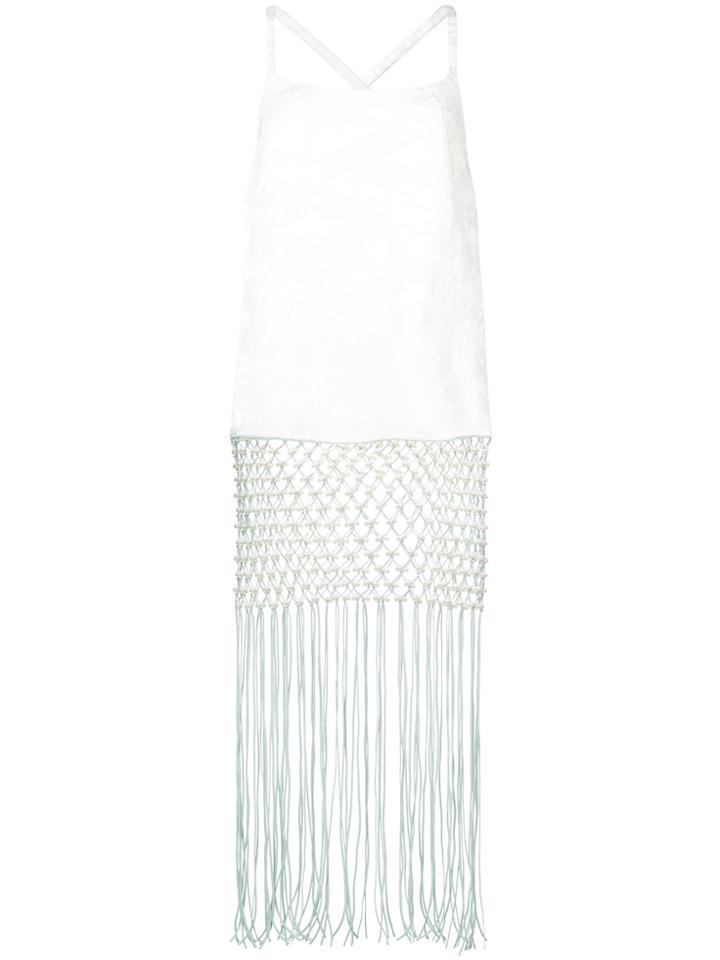 Rosie Assoulin Pearl Beaded Camisole - White
