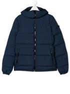 Ai Riders On The Storm Kids Teen Hooded Padded Jacket - Blue
