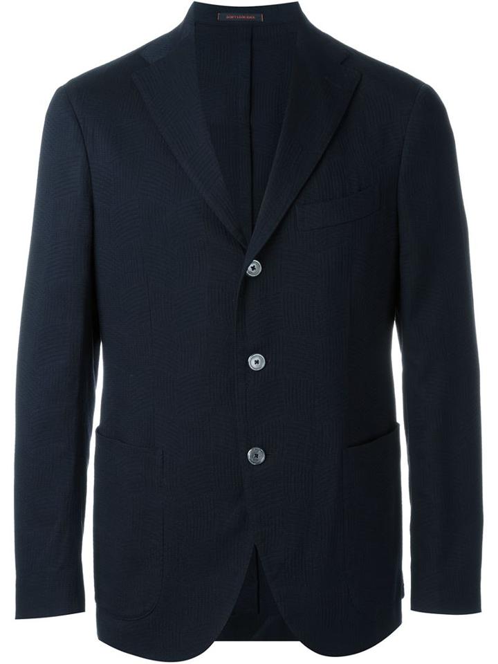 The Gigi Degas Blazer, Men's, Size: 54, Blue, Cupro/cotton/spandex/elastane