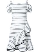 Rebecca Vallance 'jupiter' Ruffle Mini Dress, Women's, Size: 10, White, Rayon