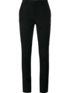 Saint Laurent 'iconic Le Smoking' Tuxedo Trousers, Women's, Size: 34, Black, Cotton/polyester/wool/virgin Wool