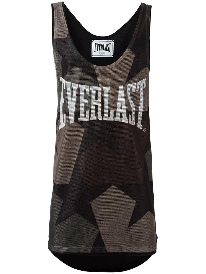 Ports 1961 Camouflage Print Vest, Men's, Size: Small, Green, Cotton/polyester