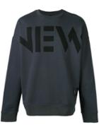 Odeur - 'superior' Printed Sweatshirt - Unisex - Cotton - L, Grey, Cotton