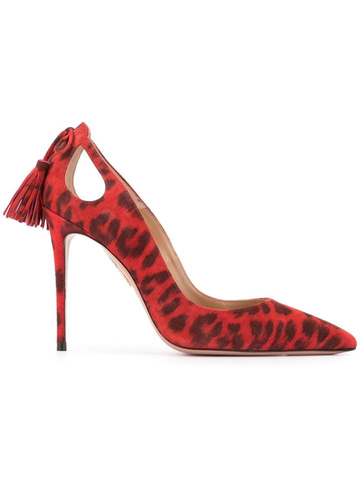 Aquazzura Forever Marylin Pumps - Red