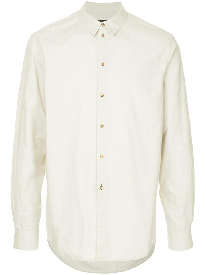 Bassike Classic Fitted Shirt - Grey