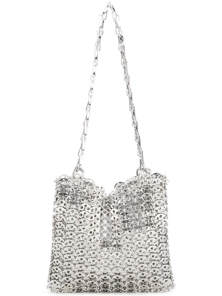 Paco Rabanne - Chain Mail Shoulder Bag - Women - Brass - One Size, Grey, Brass
