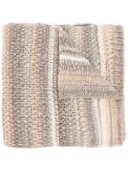 Missoni Knitted Scarf - Grey