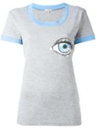 Natasha Zinko Eye Print T-shirt, Women's, Size: Xs, Grey, Cotton