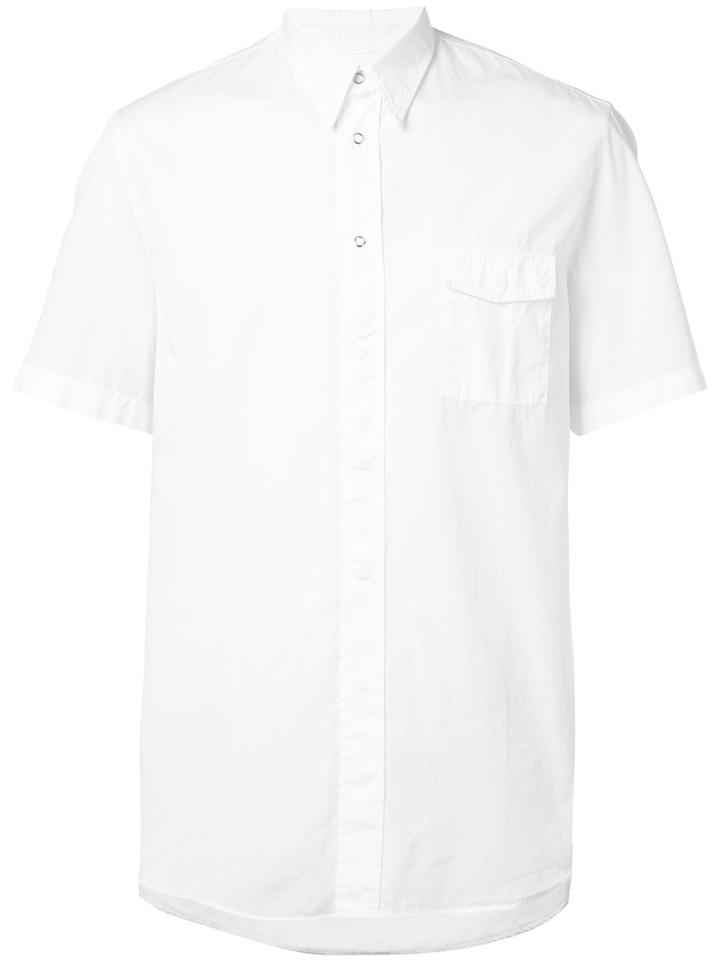 Maison Margiela Press Stud Shirt, Men's, Size: 39, White, Cotton