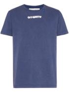 Off-white Skeleton Print Short-sleeve T-shirt - Blue