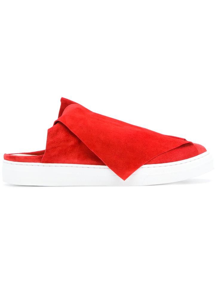 Ports 1961 Foldover Slip-on Sneakers - Red