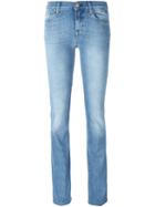 7 For All Mankind Bootcut Jeans, Women's, Size: 27, Blue, Cotton/polyester/spandex/elastane