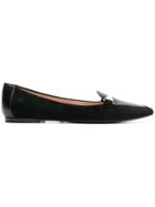 Tod's Pointed Toe Ballerinas - Black