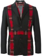 Comme Des Garcons Tartan Detail Blazer