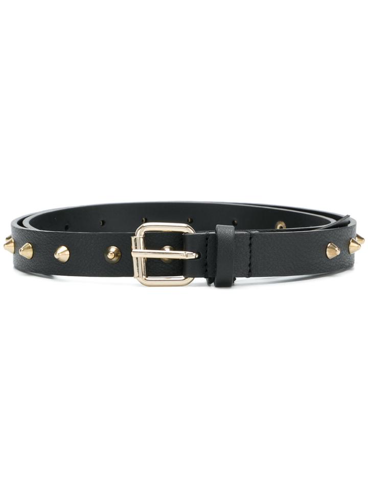 Twin-set Studded Buckle Belt - Black