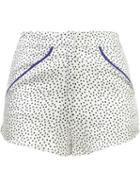 Fleur Du Mal - Tap Shorts - Women - Silk - M, Women's, White, Silk
