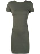 T By Alexander Wang Reverse T-shirt Dress - Green