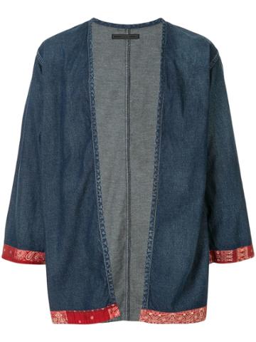 Sophnet. Kimono-style Denim Jacket - Blue