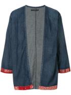 Sophnet. Kimono-style Denim Jacket - Blue