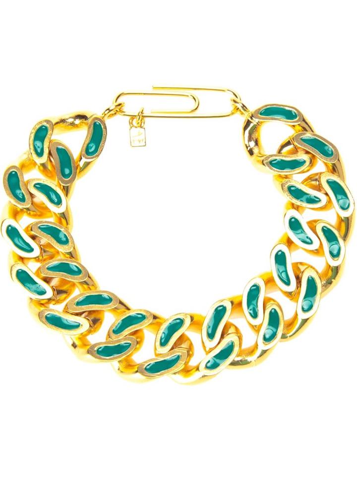 Aurelie Bidermann 'waikiki' Bracelet, Women's, Green