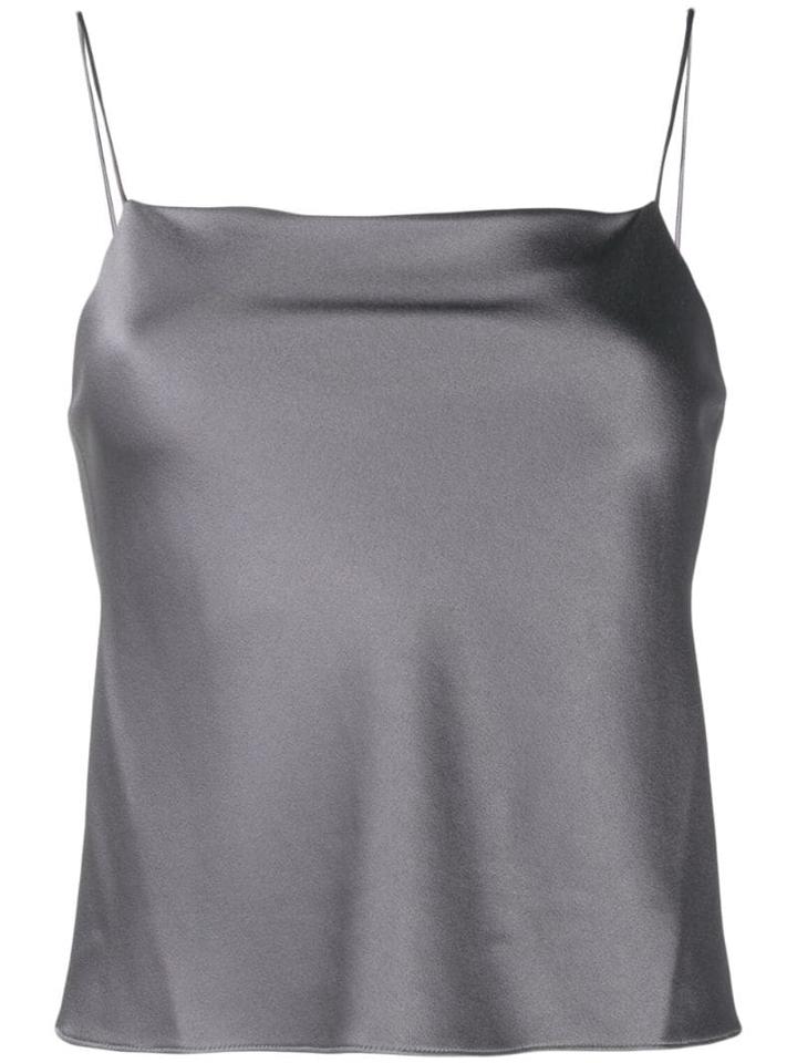 Alice+olivia Harmon Slip Top - Grey