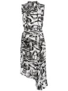 Tufi Duek Printed Midi Dress - White