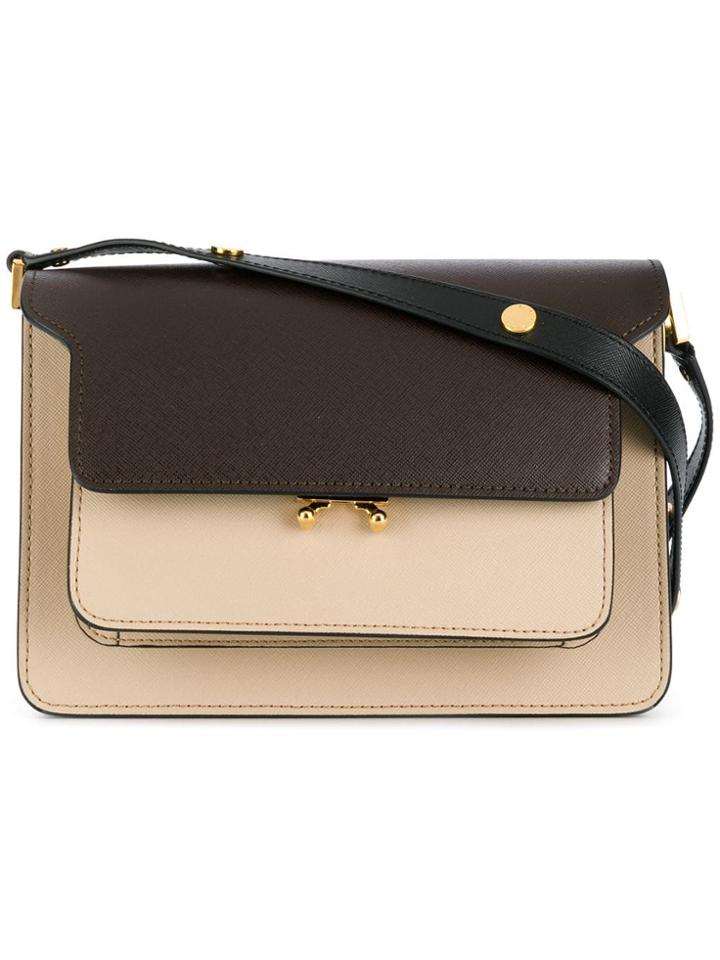 Marni Trunk Mini Shoulder Bag - Neutrals