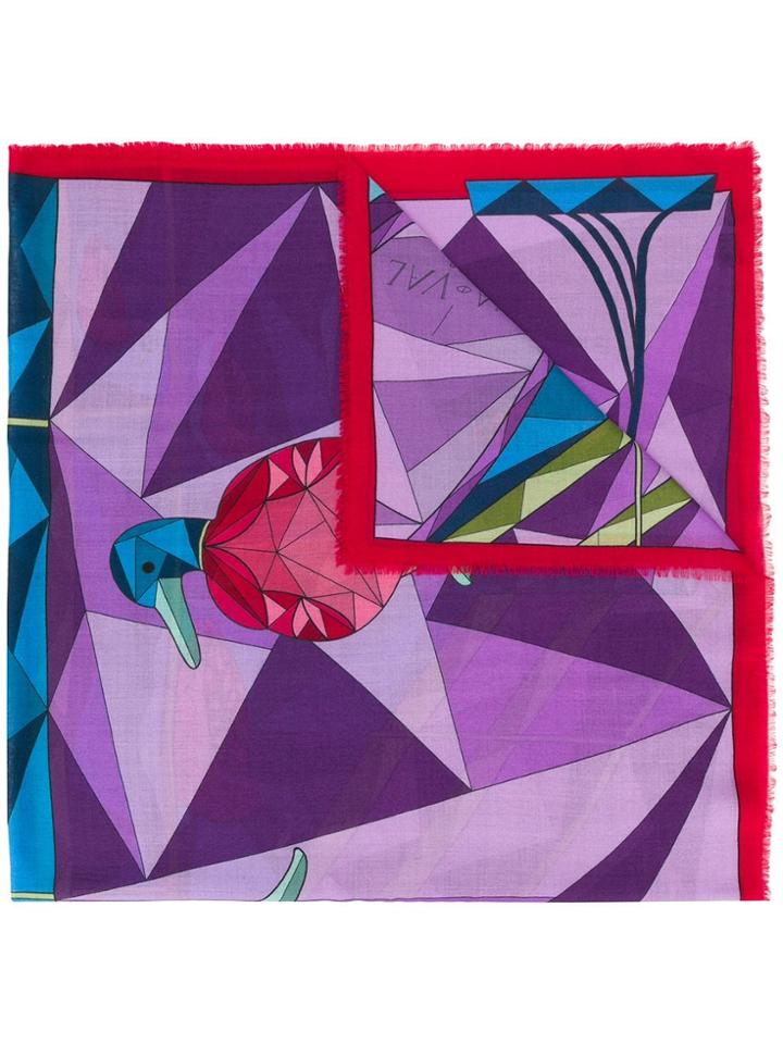 Cha Val Milano Duck Scarf - Purple