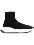 Mm6 Maison Margiela Ankle-length Sock Sneakers - Black