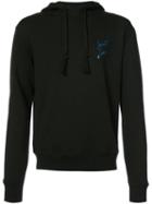 Saint Laurent - Logo Patch Hooded Sweatshirt - Men - Cotton - Xxl, Black, Cotton