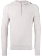 H Beauty & Youth Textured Hoodie - Yellow & Orange