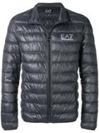 Ea7 Emporio Armani Padded Zipped Jacket - Grey