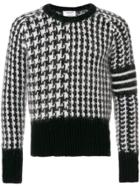 Thom Browne Wool Fun Mix Crewneck Pullover - Black