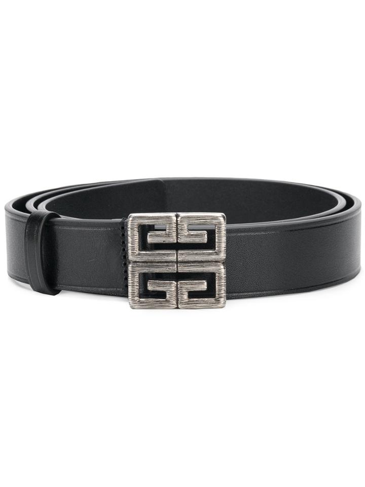 Givenchy 4g Engraved Belt - Black