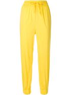 Marc Ellis Tapered Track Trousers - Yellow & Orange