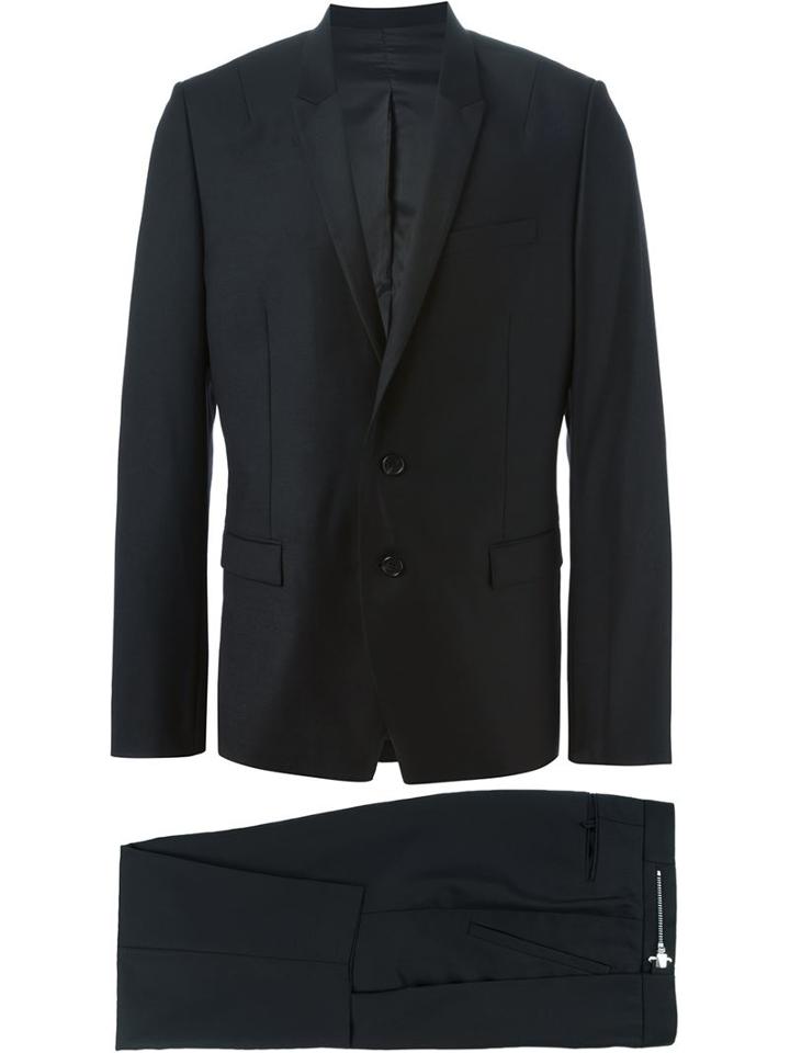 Juun.j Two Piece Suit, Men's, Size: 52, Black, Polyester/wool