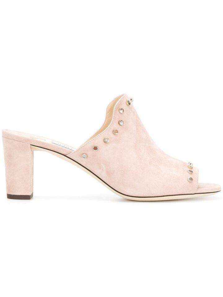 Jimmy Choo Myla 65 Open-toe Mules - Neutrals