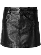 Chloé Patent Pelmet Skirt - Black