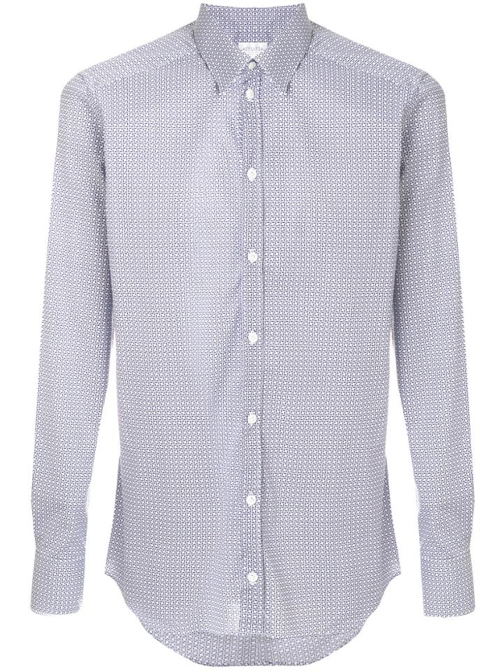 Bagutta Printed Shirt - Blue