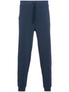 Lot78 Navy Rib Cuff Pants - Blue