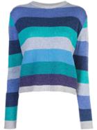 The Elder Statesman Super Duper Cropped Jumper - Blue