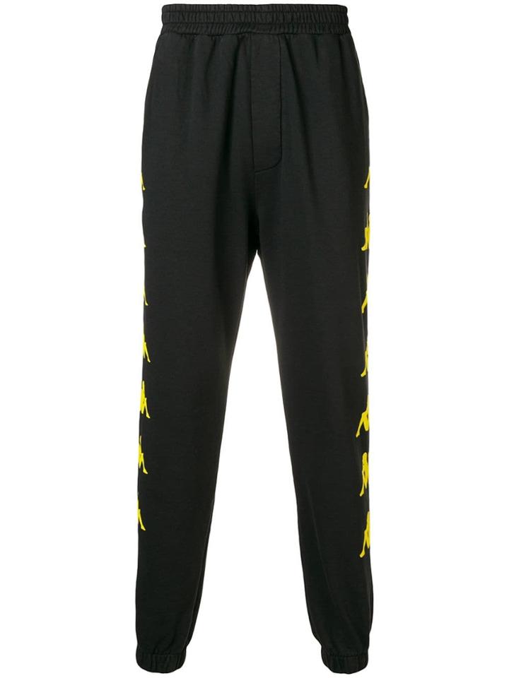Kappa Side Logo Track Trousers - Black