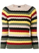 Joseph Striped Knitted Top - Multicolour