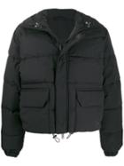 Unravel Project High Neck Puffer Jacket - Black