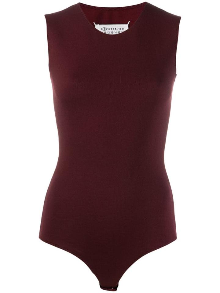 Maison Margiela Knitted Tank Top - Red