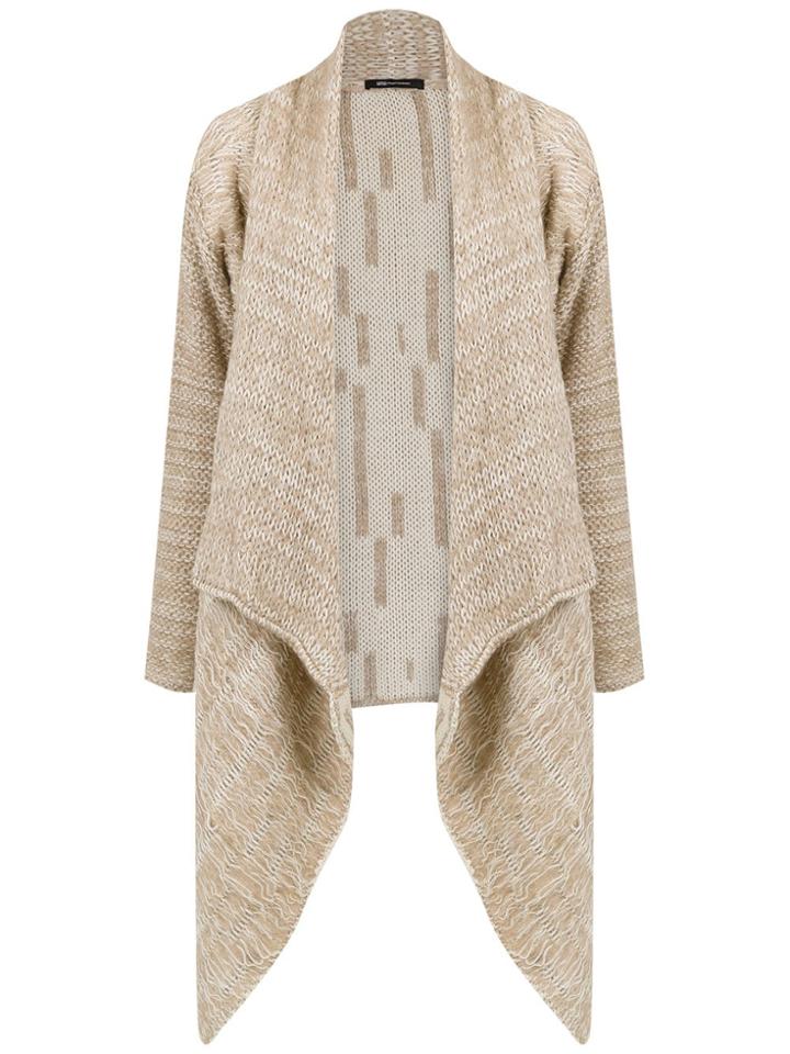 Uma Raquel Davidowicz Volt Wool Cardigan - Nude & Neutrals