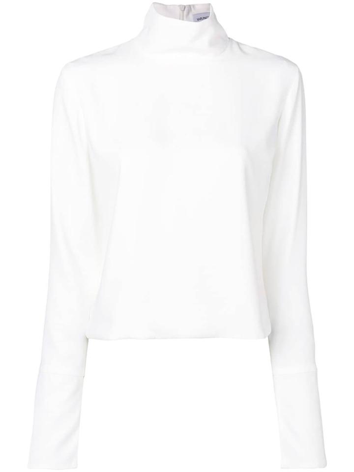 16arlington High Neck Jersey - White